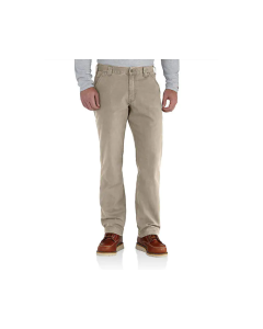 CARHARTT 102291 MENS RUGGED FLEX RELAXED FIT CANVAS WORK PANT, TAN