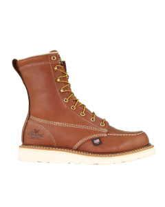 THOROGOOD 814-4201 MENS 8" MOC TOE WEDGE WORK BOOTS