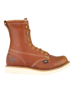 THOROGOOD 804-4364 MENS 8" WEDGE PLAIN TOE STEEL TOE WORK BOOTS