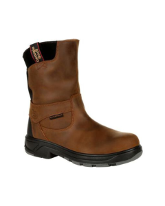 GEORGIA G5644 MENS 10" COMPOSITE TOE FLXPOINT WATERPROOF PULL ON WORK BOOTS
