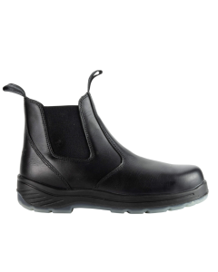 THOROGOOD 804-6134 MENS 6" BLACK QUICK RELEASE SAFETY TOE WORK BOOTS